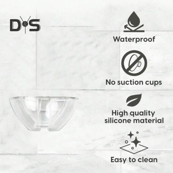 Настенный держатель для бокалов для вина, простой в использовании, защищенный от разливов дизайн, бесследный клей, стильный органайзер для ванной комнаты для чашек с красным вином