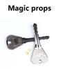 Сквозь бутылку или кольцо 2-х предметов Волшебные игрушки Легко играть Шутка Игрушка Складной ключ Сквозь волшебный реквизит