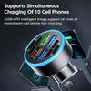 100 Вт 10 портов Автомобильное зарядное устройство Быстрая зарядка PD QC3.0 USB C Автомобильное зарядное устройство для телефона Адаптер Type C в автомобиле Для iPhone Samsung Huawei Xiaomi