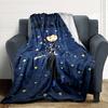 1Pc Coraline'S Whimsical World Blanket For Couch Bed Plush Cozy Fuzzy Blanket Super Soft Warm Blankets For Fall And Winter 091878