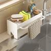 Kitchen Sink Stand Sponge Holder Dish Drainer Organizers Storage Accessories Shelf Storage Organizer Dish Drying Rack Gadgets