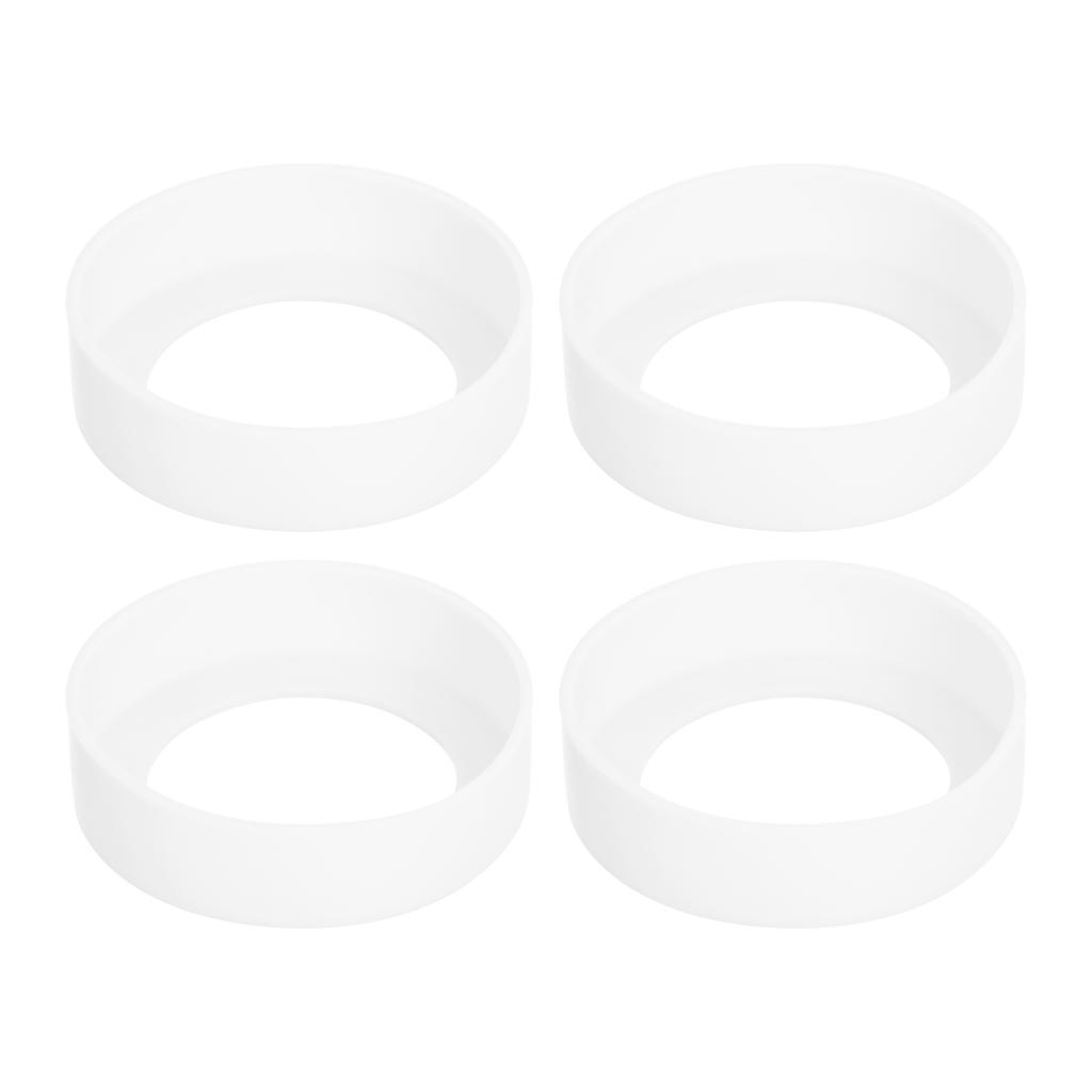 65mm Cup Holder Thermos Cup Base Protective Case Covers Pad Accessories  Silicone Cup Bottom Protective Cover Multicolor 4Pcs