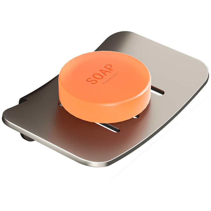 Держатель для мыла из алюминиевого сплава со сливом, настенный органайзер для мыльницы в ванной комнате, аксессуары, новая мыльница U-образной формы