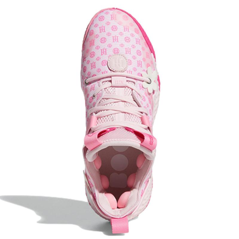 Adidas Харден Вол. 6 Розовые кроссовки с монограммой GW9033