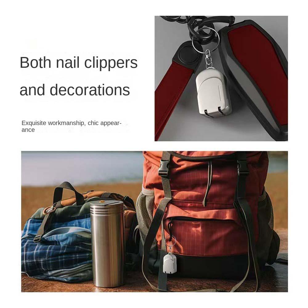 Мини-щипчики для ногтей из нержавеющей стали в виде ключа от машины, брелок для ногтей, инструменты для ногтей