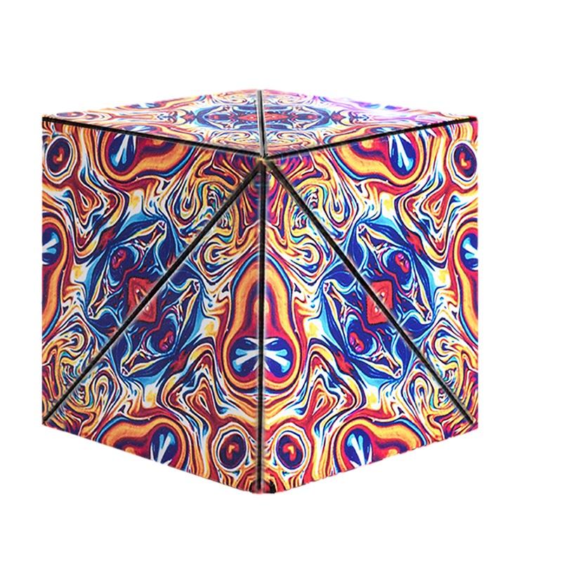 Популярный геометрический магнитный кубик Рубика 3x3, игрушка-головоломка для детей, образовательный и снимающий стресс материал)