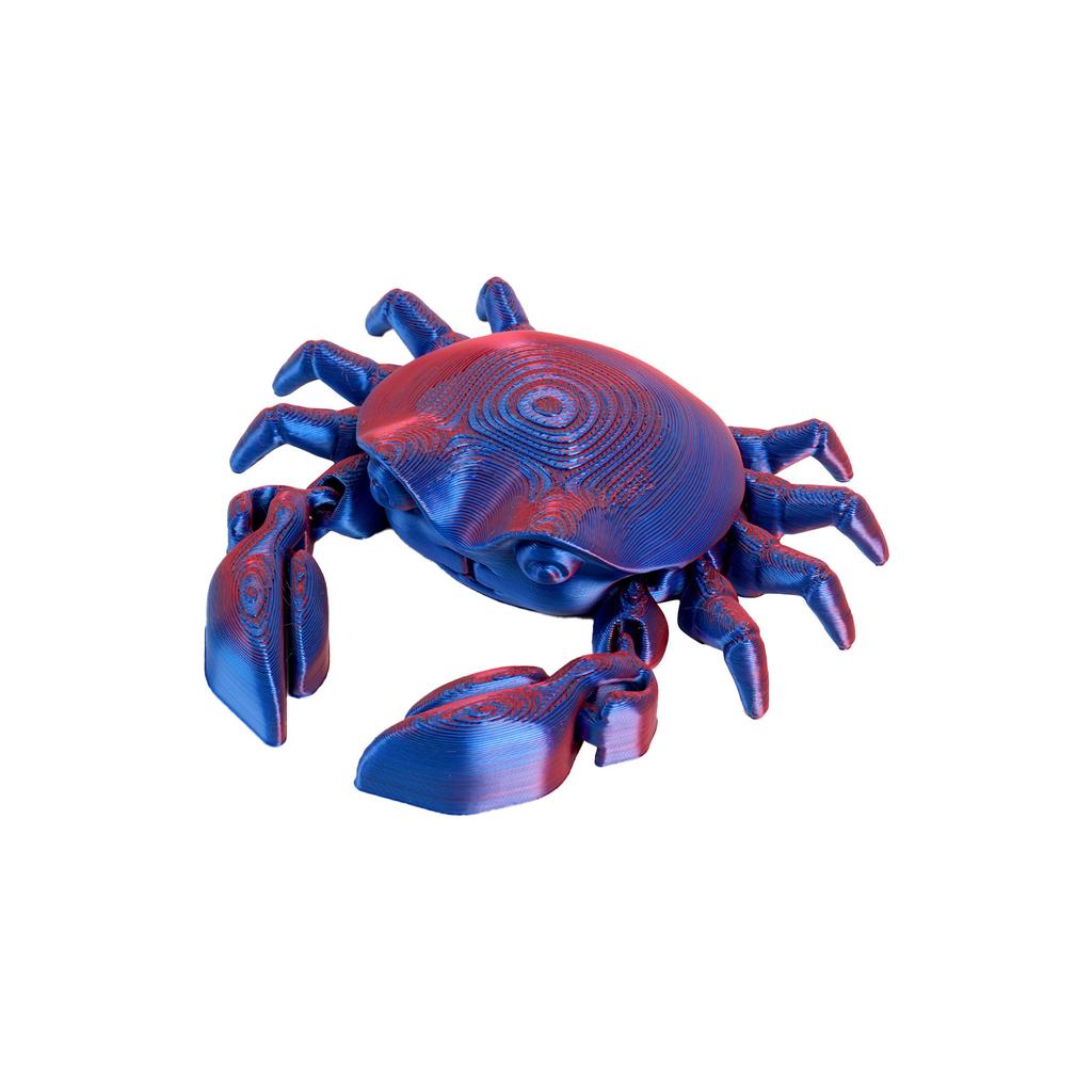 3D-печатный краб, модель сустава, гибкое суставное животное, статуэтка животного из морепродуктов, недорогие 3D-печатные изделия, снятие стресса, снятие раздражительности, игрушки для людей с СДВГ