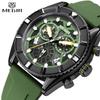 Men's Watch Luxury Analog Sport Chronograph Military Luminous Clock Quartz Watches Fashion Silicone Strap Wristwatch
