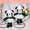 Stuffed Delightful Panda Toy Keychain Ultra Soft 18cm Creative Backpack Accessory