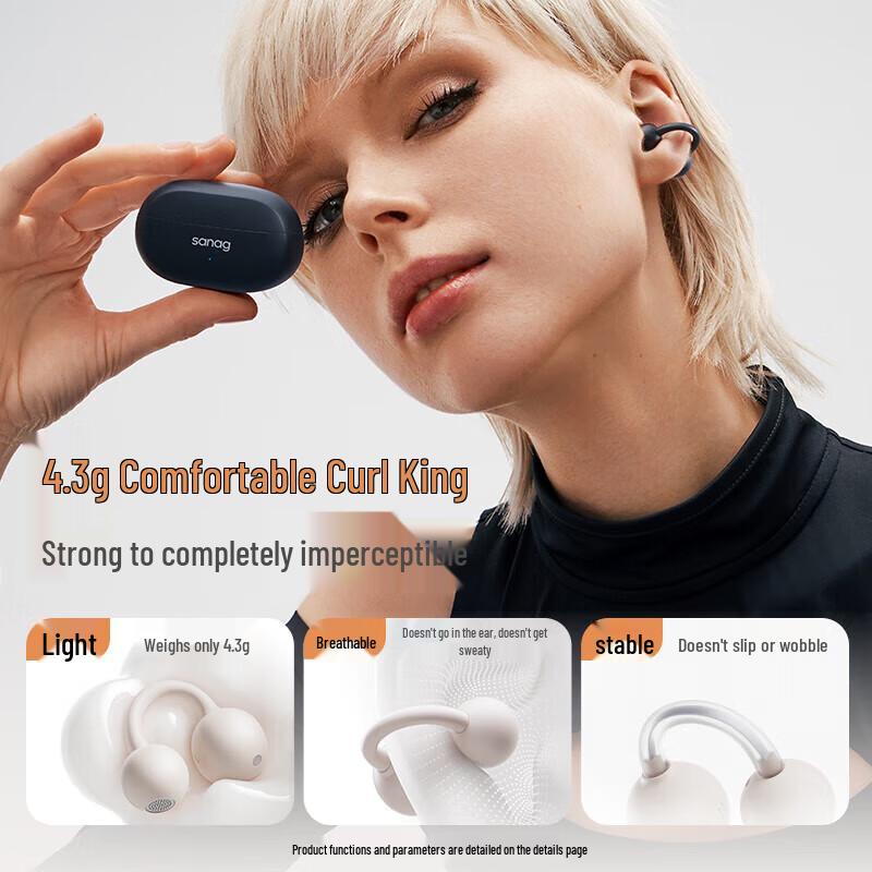 SANAG F20SPro Wireless Open-Ear Clip Bluetooth Headset