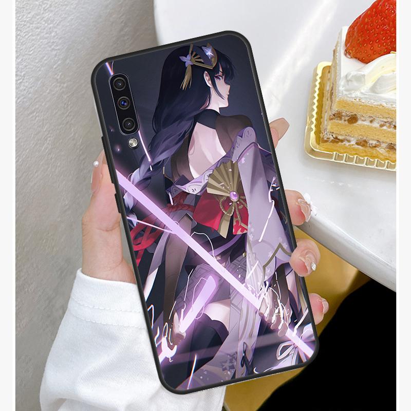 Чехол Genshin Impact Raiden Shogun для Samsung A22 A12 A32 A42 A52 A72 A51 A71 A50 A70 A20e A21S A20S A52S Fundas