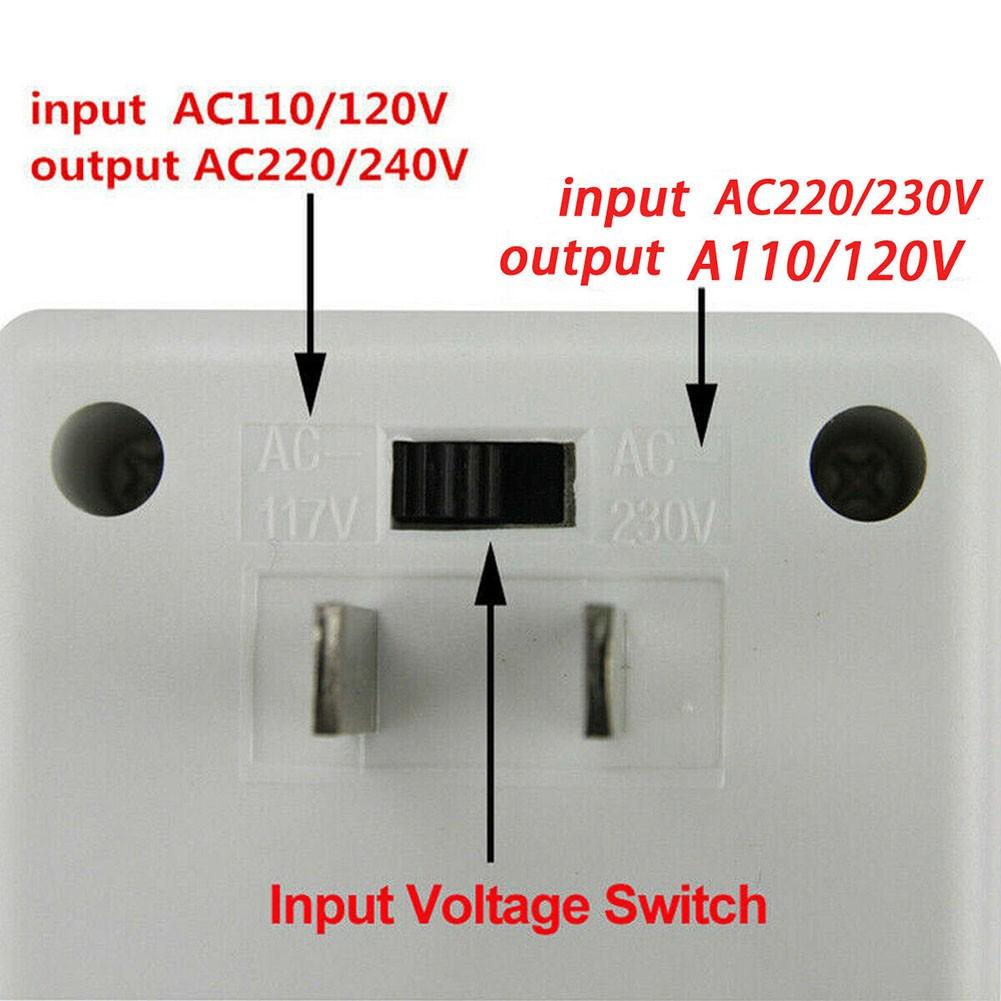 Преобразователь мощности 110В 120В в 220В 1шт AC117V-AC230V