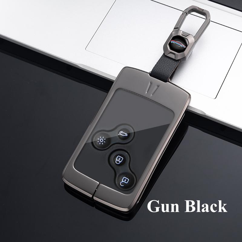 Прочный металлический цинковый чехол для ключей от машины для Renault Megane 2 3 Clio Scenic Duster Kaptur Captur Logan Laguna Zoe Koleos Danilo Nema Fluence