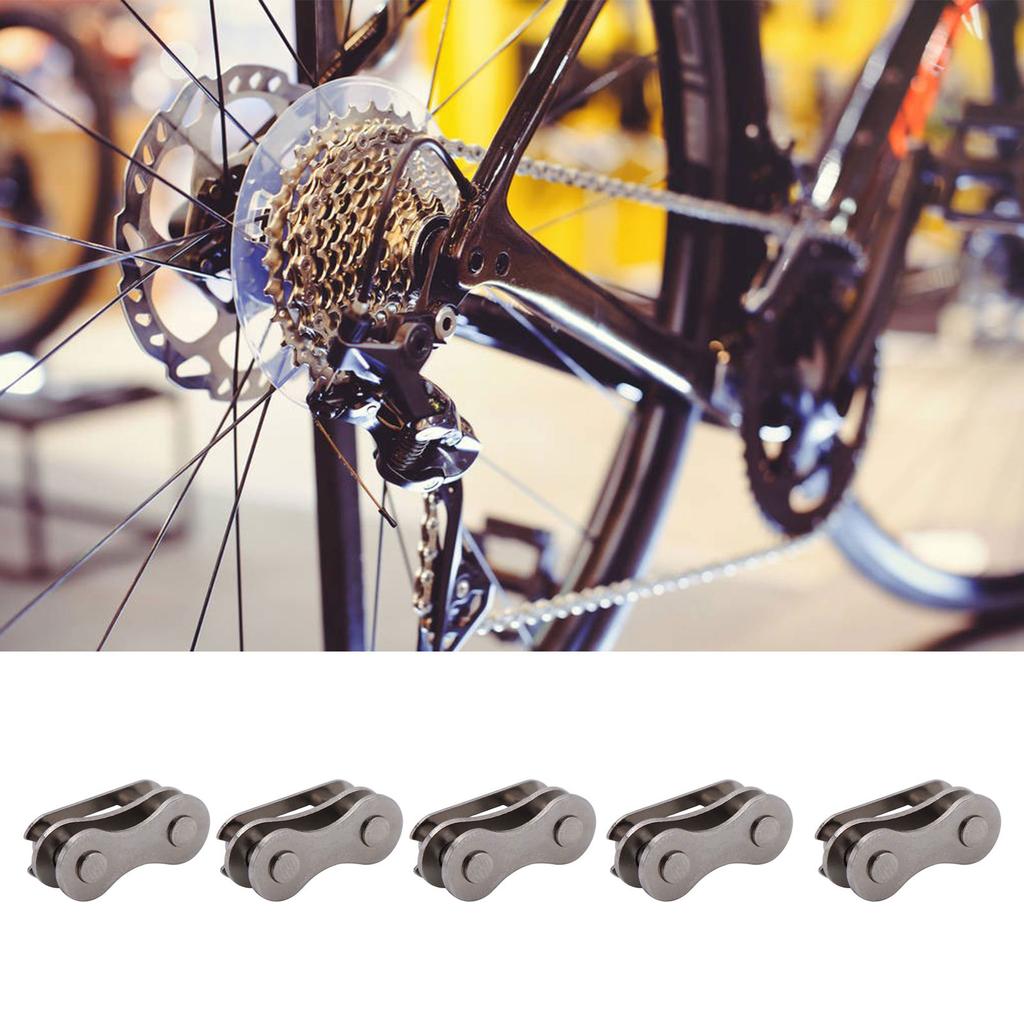 5Pcs Bicycle Missing Link for Single Speed Chain Missing Quick Link Bicycle Chain Connectors Bike Chain Split Links