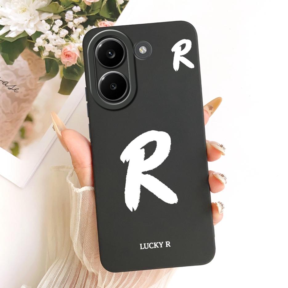 Для Xiaomi Redmi Turbo 5 Max Чехол Роскошный Чехол с Счастливыми Буквами Мягкий ТПУ Матовый Чехол для Телефона Для Redmi Turbo 5 Turbo5 Max Fundas Coque