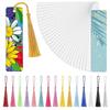 Colorful Tassel Bookmarks: DIY Aluminum for Sublimation & Crafts, Perfect for Birthdays & Weddings.