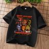 Новые детские футболки Five Nights At Freddys FNAF с мультяшным принтом Детские повседневные спортивные топы с короткими рукавами Детская одежда