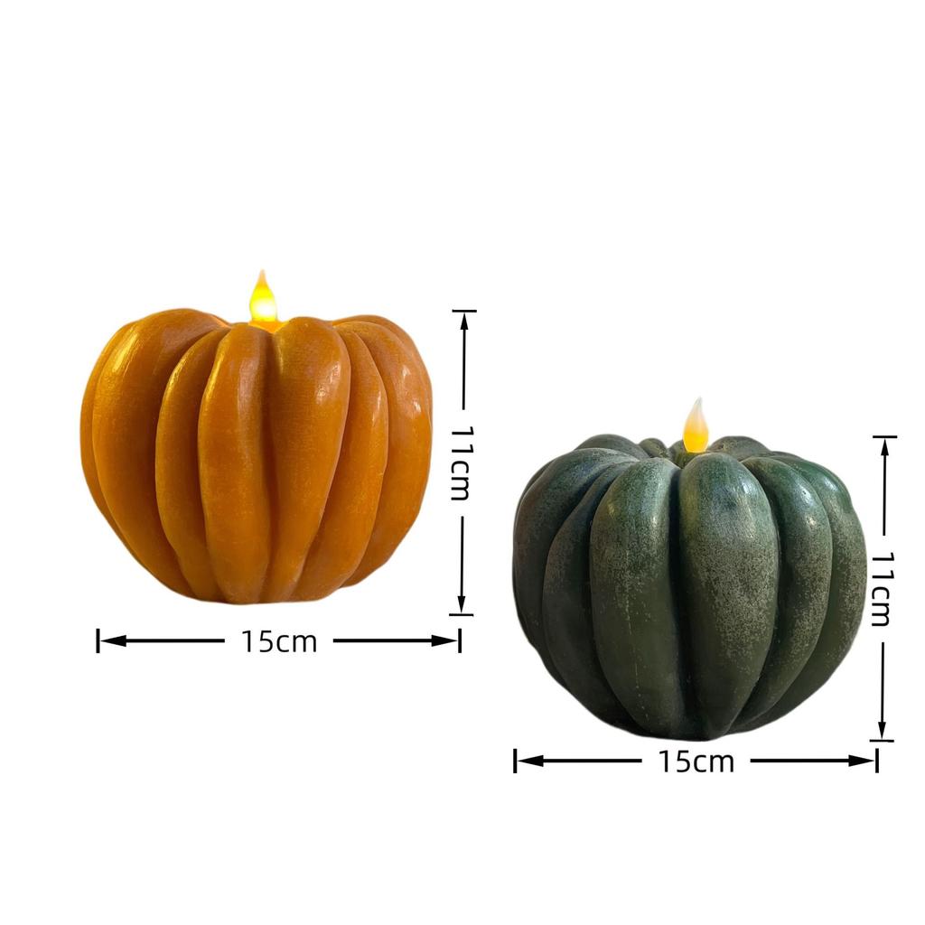 Halloween Pumpkin LED Candle Home Decoration Decoration Ornament Electronic Simulation Candle Light