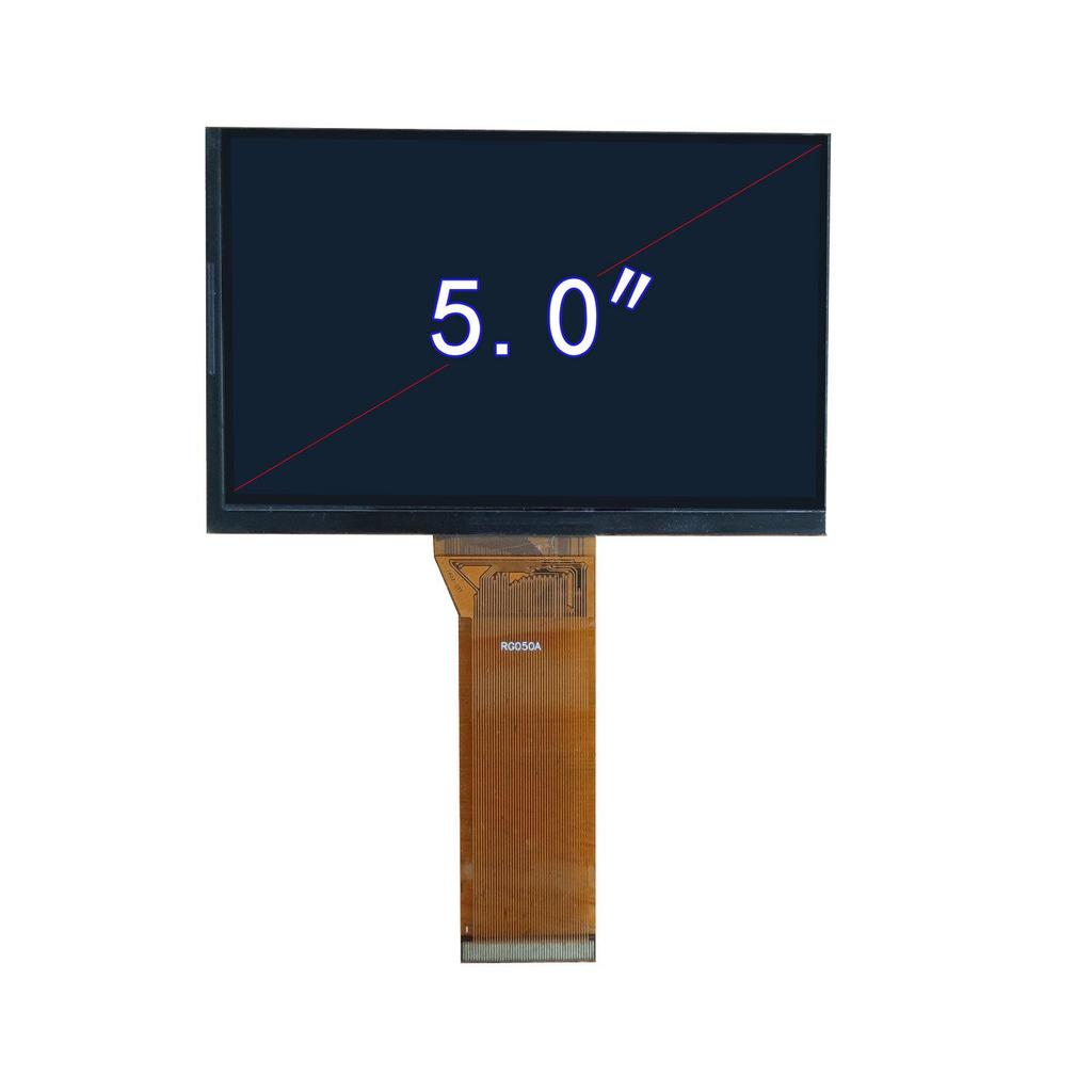 5-дюймовый LCD FOG дисплей 800x480, высокая яркость, HD-проекция, экран промышленного управления с последовательным портом.