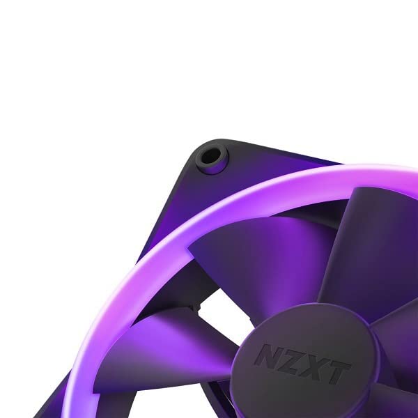 NZXT RF-R14DF-B1 [140 мм] Комплект RGB-вентиляторов 2909 (2 вентилятора + контроллер вентиляторов) - Корпусные вентиляторы, Вентиляторы для корпуса, Черный