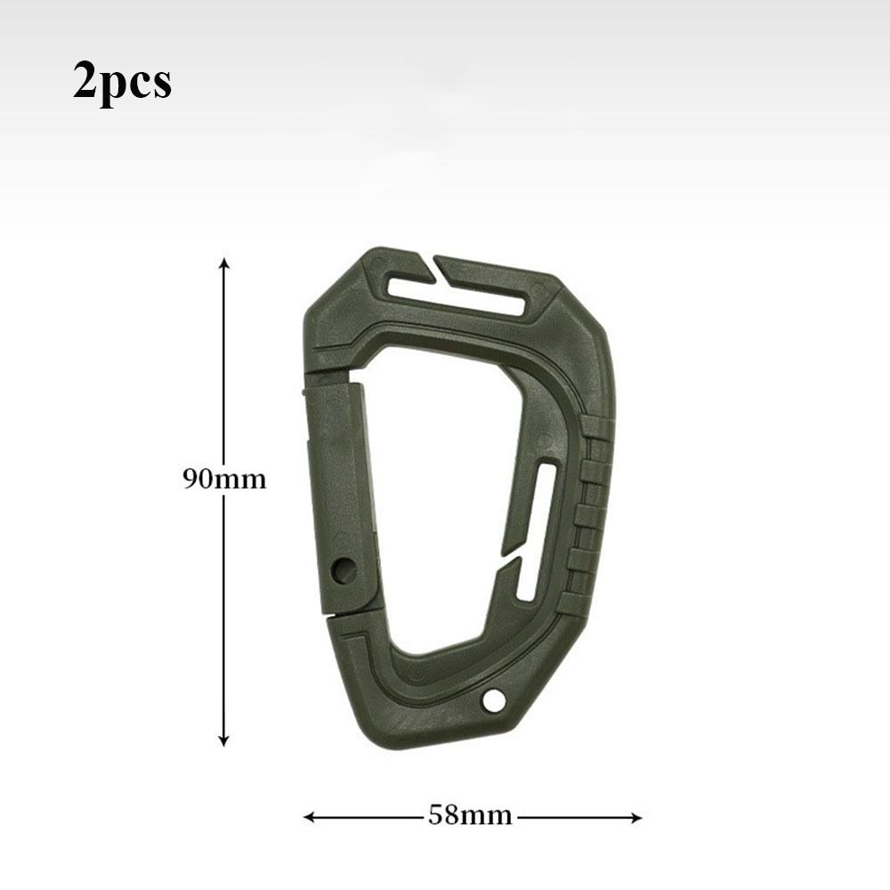 2 шт. 4 цвета быстроразъемная пряжка для подвешивания 90*58 мм пластиковый крючок новые большие D-образные крючки наружные инструменты