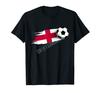 ZX More Design ENGLAND Flag Vintage Distressed English Pride TShirt For Men Women T Shirt Hip Hop Tops Cotton Tees