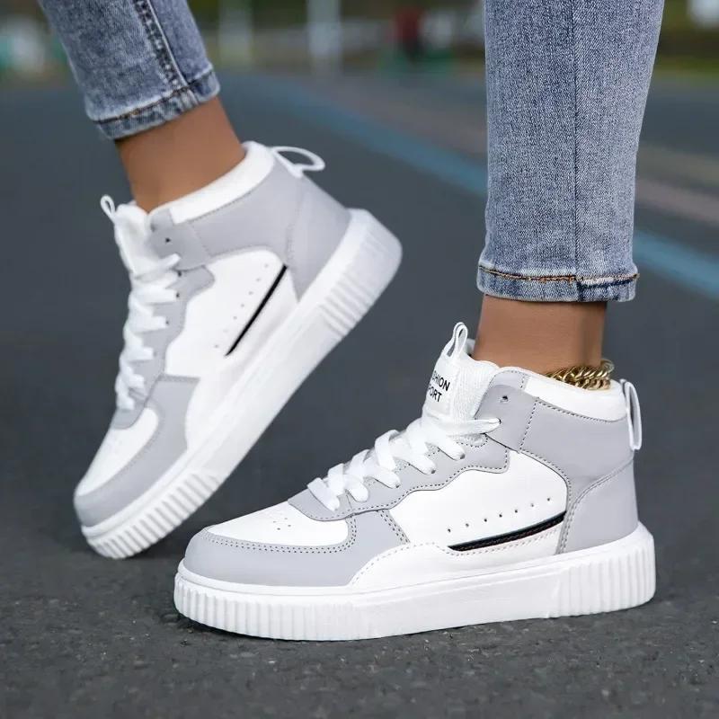 Women Shoes Woman Sports Shoes Comfortable White Sneakers Lace Up Women Casual Walking Shoes Athletic Women's Shoes