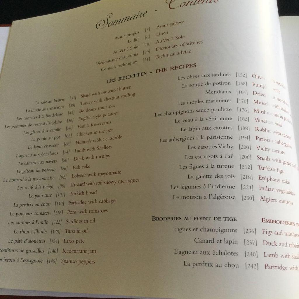 [Б/У] Книга со схемами для вышивки, Западные книги, рецепты, Западные книги, английский, французский, вышивка, кулинария, ингредиенты, еда