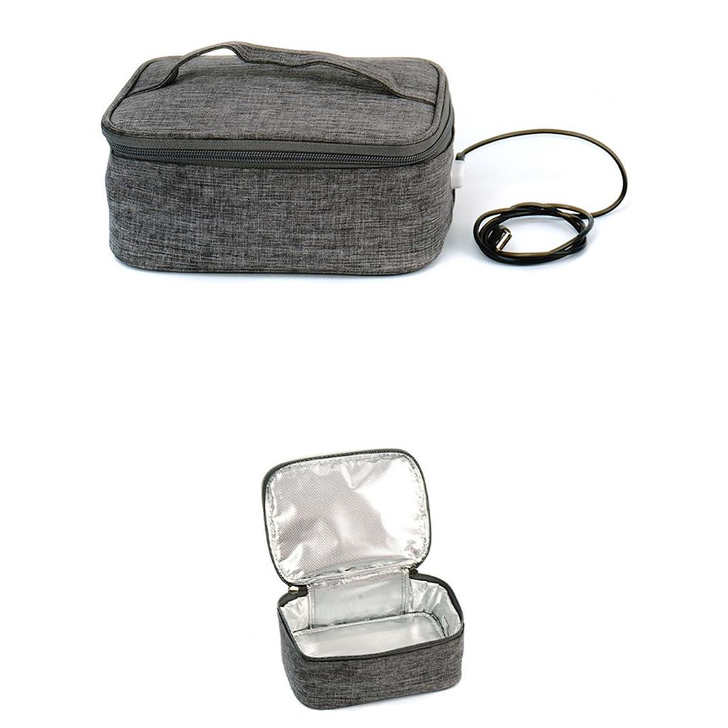 Портативный USB-нагревательный ланч-бокс с электрическим подогревом, мини-печь, сумка для хранения продуктов, грелка