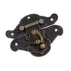 Antique Retro Vintage Decorative Latch Hasp Pad Chest Lock Plate For Wooden Jewelry Box M
