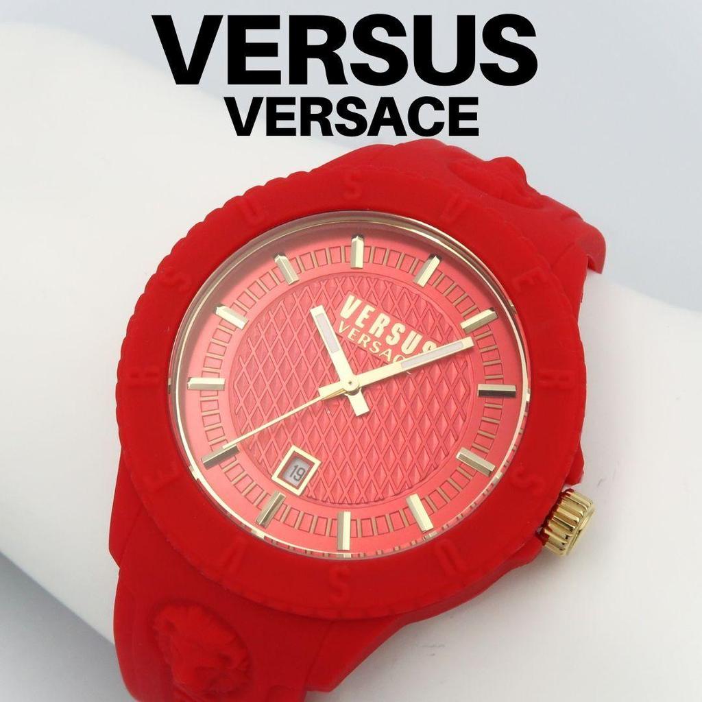 Used VERSUS VERSACE Versace watch red VSPOY8821 Versus