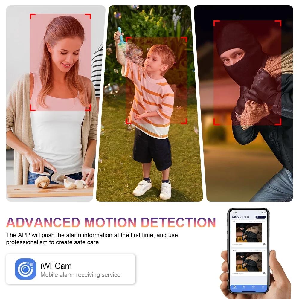 Новая мини-камера Wi-Fi IP HD 1080P беспроводная внутренняя камера ночного видения двухстороннее аудио обнаружение движения радионяня