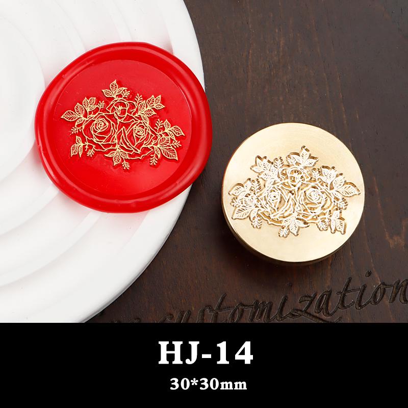 НаборCustom Frosted Copper Head Seal Set with Irregular Shape and Anime Pattern