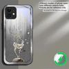Звездная Ночь Олень Диаграмма Подходит для iPhone 16E 17 Pro Max 15 Pro 14 13 Plus 12 mini 11 16 Air 17Pro Магнитный Стеклянный Чехол для Телефона