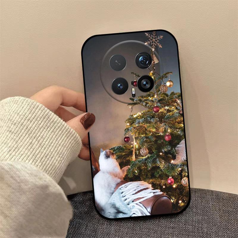 Рождественский Расписной Чехол Для Honor Magic 8 7 Pro Magic8 X50 90 GT Lite Pro X50i 90Smart Мягкий Силиконовый ТПУ Защитный Задний Чехол