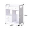 Bathroom Cabinet Wall Mounted Toilet Furniture Cabinet Wood-Plastic Cupboard Shelf Cosmetic Punching Free Cosmetics Storage Rack