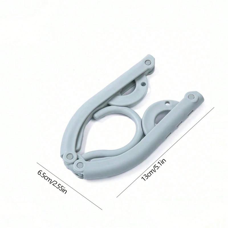 4pcs Folding Travel Portable Clothes Hanger Multifunctional Telescopic Clothes Drying Suit For Men And Women Outdoor Travel Suit Essentials Organizer