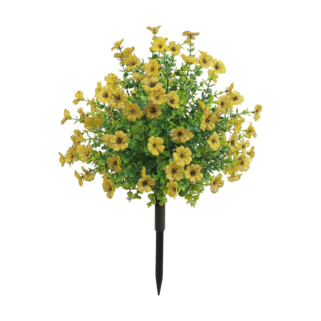 Искусственные цветы и растения во дворе для весеннего и летнего украшения дома на открытом воздухе, искусственные зеленые растения