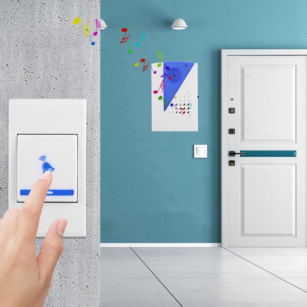 Multiple Ringtones Receiver Transmitter Wireless Doorbell School Hospital Laboratory Ring Bell