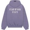 Fear of God Essentials Heavy Fleece Full Zip Hoodie Lavender Men Tops Purple 192BT246247F