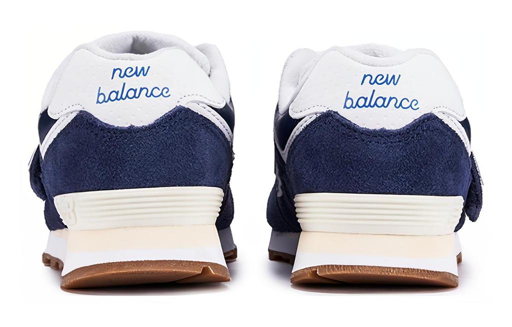 New Balance Износостойкие дышащие низкие детские lifestyle-кроссовки темно-синие Детские PV574CU1