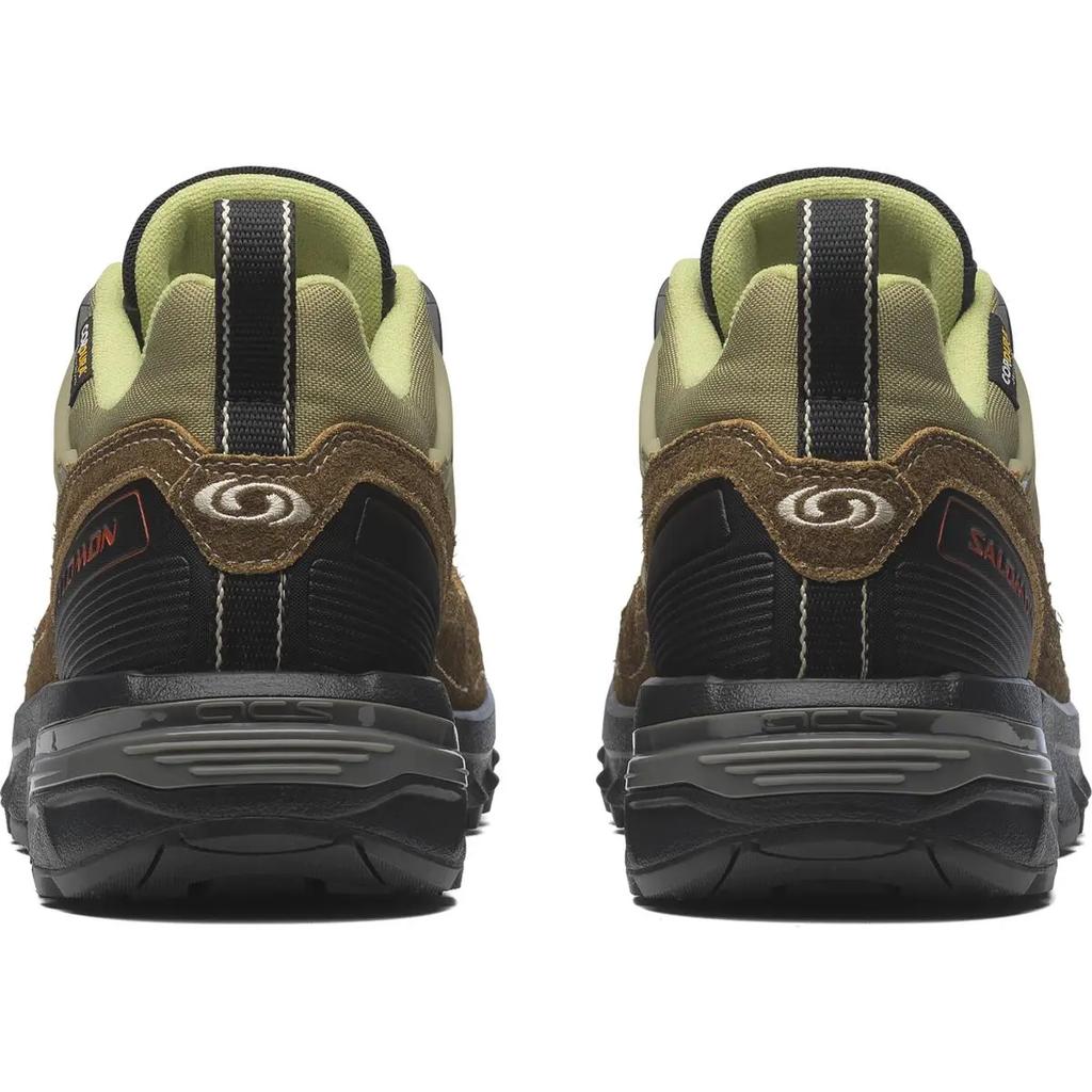 SALOMON Acs+ Escape Classic Удобная Амортизация Поддержка Прочные Легкие Кроссовки с Низким Верхом Унисекс кроссовки Зеленый Коричневый 477951