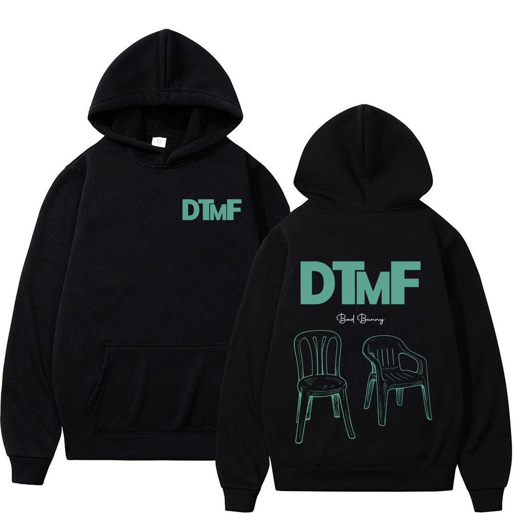 Рэпер Bad Bunny Деби Тирар Мас Фотос DTMF Толстовка Мужская Женская Модные Худи Осень Зима Свободные Подарки