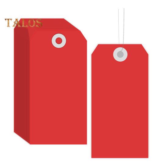 100 шт. пустые этикетки для доставки с проволочными бирками для еды, одежды, вина, этикетки для маркировки инвентаря, поделок