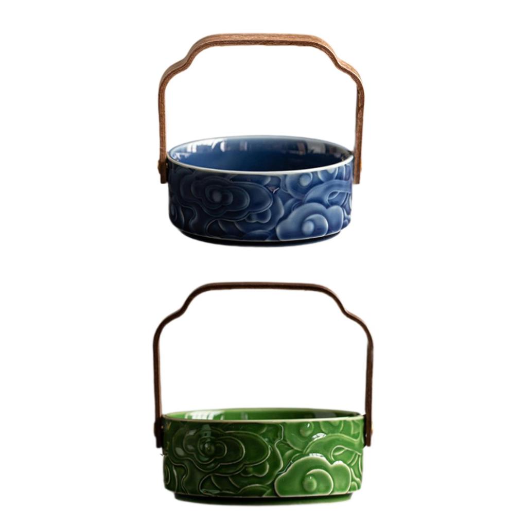 Керамическая корзина для фруктов, сервировочная корзина, подносы, многоцелевые, для завтрака