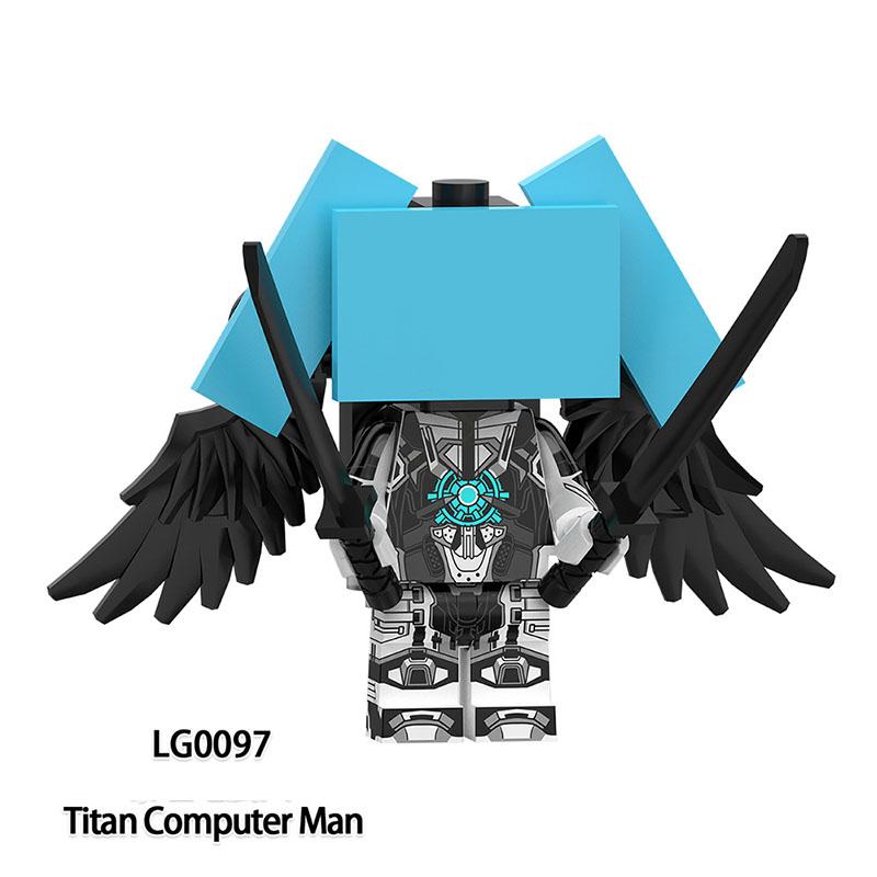 Скибиди Туалет Аниме Мультяшные Кубики Спикермен Телевизормен Оператор Экшн MOC Туалетмен против Монитора Конструктор Аудио
