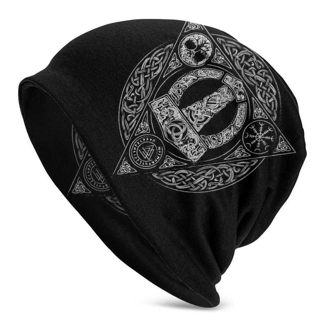 FENRIR LOKI'S SON Wolf Romantic Horror Film Viking Unisex Bonnet Winter Windproof Double Layer Hats For Unisex Women