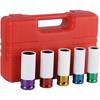 Impact Sockets For Rims 1/2" 15, 17, 19, 21, 22Mm