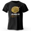 Funny Durian Graphic Tee - Quirky & Playful Design for Casual Everyday Wear, Lightweight Breathable Cotton