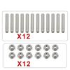 LS1 HEADER STUD KIT BOLTS STAINLESS STEEL Replacement for LSX LS2 LS3 LS6 LS7 4.8 5.3 6.0 6.2L